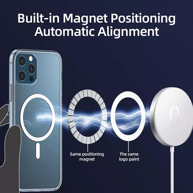 Clear Magnetic Case for iPhone 13 / 13 Pro - Best Cell Phone Parts Distributor in Canada, Parts Source Clear Magnetic Case for iPhone 13 / 13 Pro - Best Cell Phone Parts Distributor in Canada, Parts Source